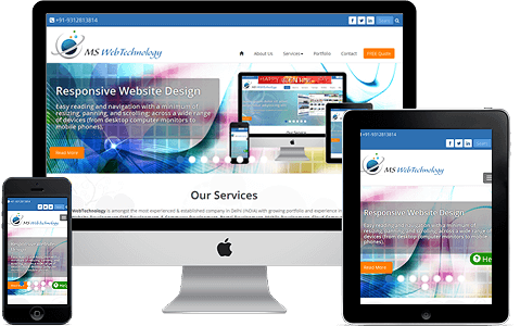 Responsive Website Design in Delhi, Noida, Gurgaon, Ghaziabad, India